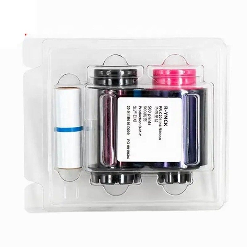 NISCA PR-C201 ID-kaart printer YMCK Compatible Retransfer Kleurband PR5002-R4C Model 500afbeeldingen
