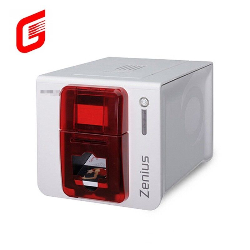 High Speed Kleur YMCKO Evolis Zenius Eenzijdige PVC-ID-kaartprinter voor CR80-kaarten